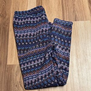 Fair Isle Patterned Leggings